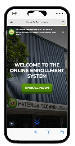Enrollment system on mobile